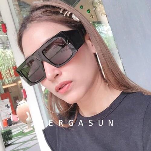 WERGASUN 2020 New Square Sunglasses Women Brand Designer Retro Mirror Fashion Sun Glasses Vintage Shades Lunette De Sol Femme