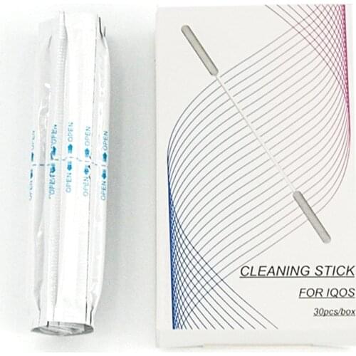 10/100pcs/Box Wet Clean Tool Double Head Cleaning Cotton Swabs For IQOS Cleaning Stick
