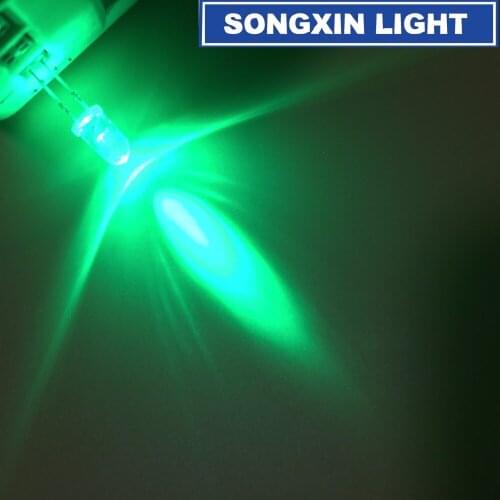 1000pcs 5mm GREEN Light-Emitting-Diode Automatic Flashing LED Flash Control Blinking 5mm Blink LED Diodo 1.5HZ danshan G