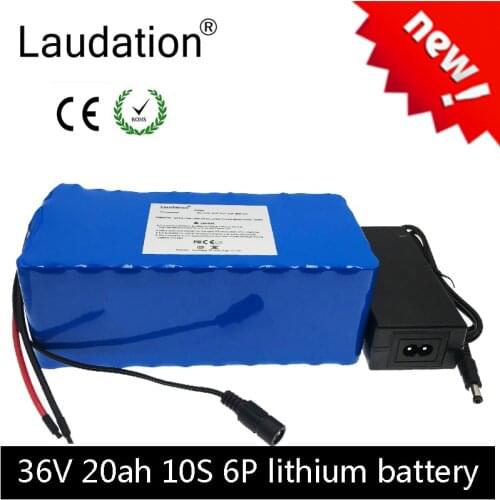 36V 20ah Lithium Battery 10S6P 18650 Pack With 25A BMS Used For Electric Bicycles, Scooters, Scooters With Motors Less Than 750W