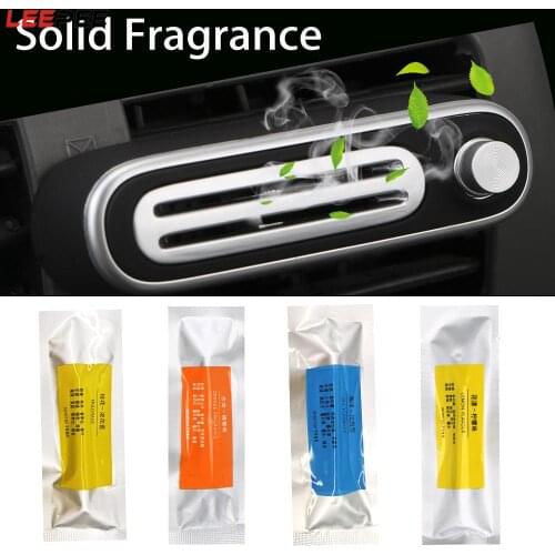 4 kinds Flavor Smell in the Car Styling Solid Perfume Diffuser Car Air Freshener With Aroma Sticks Air Vent Perfume
