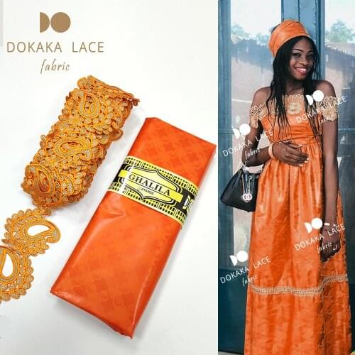 5+5 Yards Ribbon Bilateral Handicrafts Sewing Accessories And Bazin Riche Fabric 2020 Nouveau African Lace High Quality Fabric