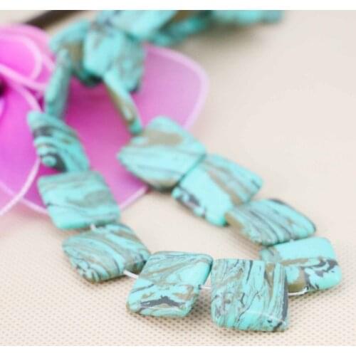 18mm Accessories Coffee Turkey Stone Abacus loose DIY beads Jewelry crafts Accessory Part making design 15inch Girls Gifts stone