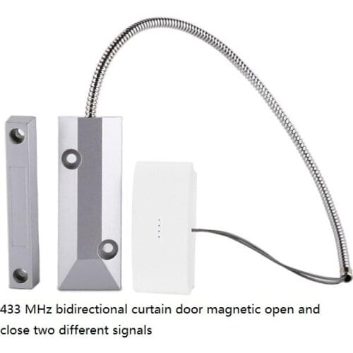 Wireless Two-way Gate Magnetic Detector 433 MHZ