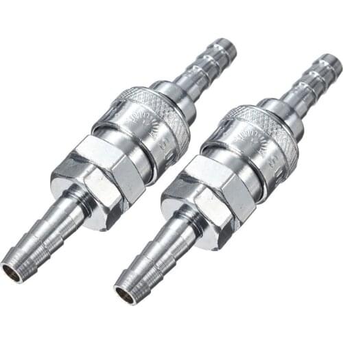 WENXING 1 pair Male Female 8mm Gas Hose Copper Nozzle Quick Release Connector Caravan BBQ SH+PH
