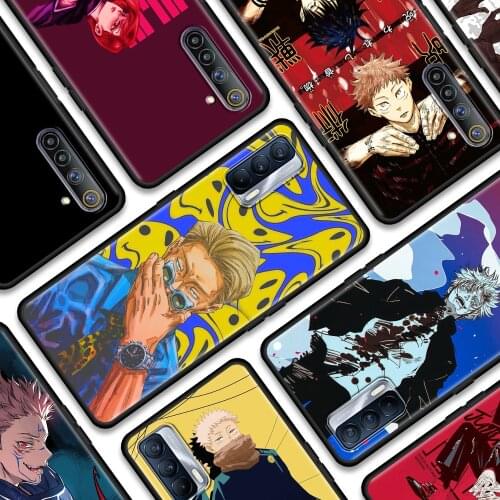 Shell For Oppo Realme 8 Pro Case Realme GT XT X3 X2 Q3 5 6 6i 7 Pro C15 C21 Soft Cover Anime Jujutsu Kaisen