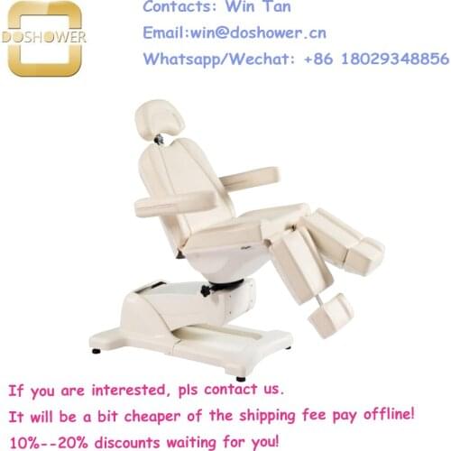 Electric facial bed 360 with cosmetic beds facial of 5 motors electric facial bed beauty salon