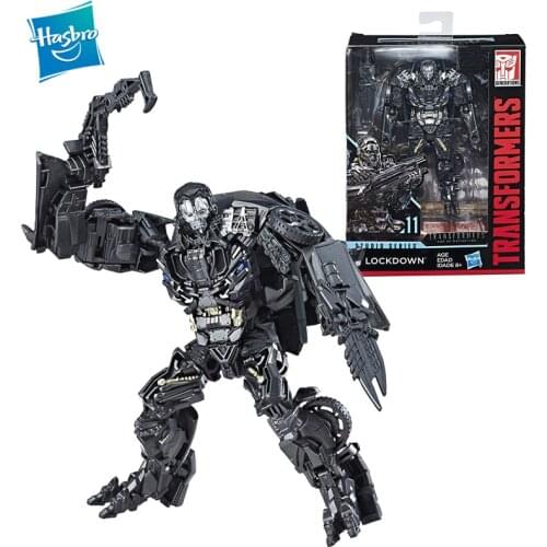 Original Hasbro Transformers Studio Series 11 Deluxe Class Movie 4 Lockdown Action Figure Model Toy SS11 - Kids Ages 8 & Up