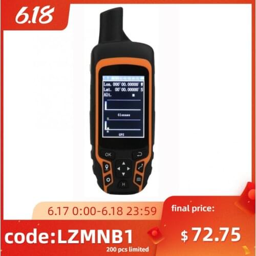 ZL-166 Handheld GPS Navigation Track Land Area Meter TFT 2.4in Display Measuring Tool US Plug 100-240V