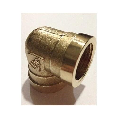 Brass ELbow Pipe fitting Connector Coupler 90 Deg 1.1/4" BSP Female to 1.1/4" BSP Female Thread for water fuel