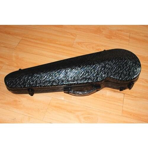 New violin 4/4 full size composite carbon fiber case with bow holders & straps