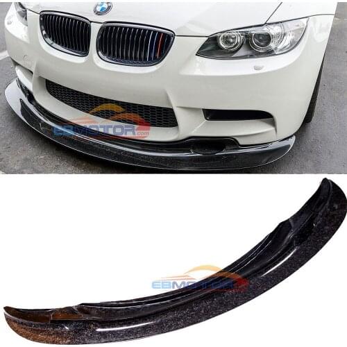 GT4 STYLE New Best Forged Carbon Fiber FRONT LIP SPOILER FOR BMW 3 SERIES E90 E92 E93 M3 Coupe 2008-2013 B296D