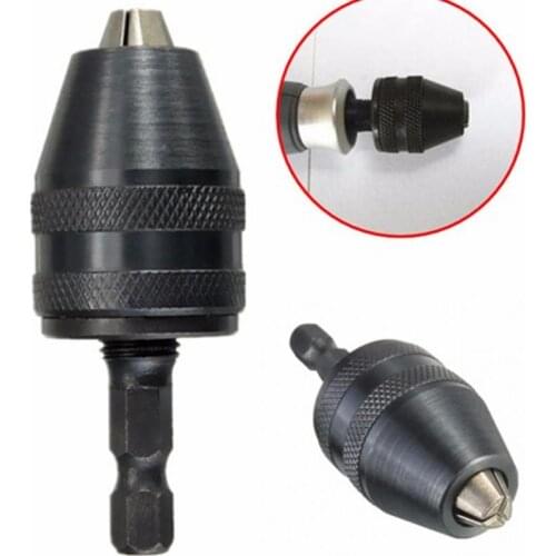 0.6-8mm Drill Bit For Dremel Drill Hole Rotary Tools Chucks Keyless Adapter Converter Hex Shank Multi Chuck Chuck