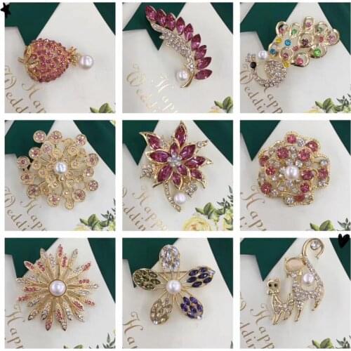 HOT CHEAP Freshwater Real Pearl Brooch Jewelry Accessory Charm Ladys Gift Fashion Brooch Pins 2pcs/lot