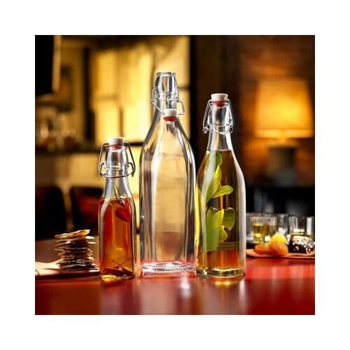 1PC 250ml Glass Olive Oil Bottle Pourer Kitchenware Oil&Vinegar Bottle Oiler Cruet Condiment Bottles Soy Sauce JR 1087