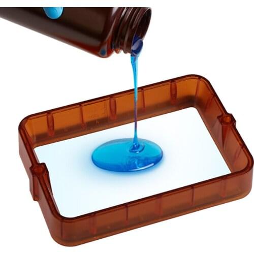 Material Rack Transparent Black/Orange 178*120mm Plastic Resin Vat With 5pcs FEP Film For DLP SLA Photon Wanhao D7 3D Printer