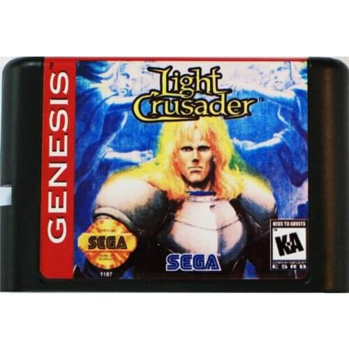 Light Crusader 16 bit MD Game Card For Sega Mega Drive For SEGA Genesis