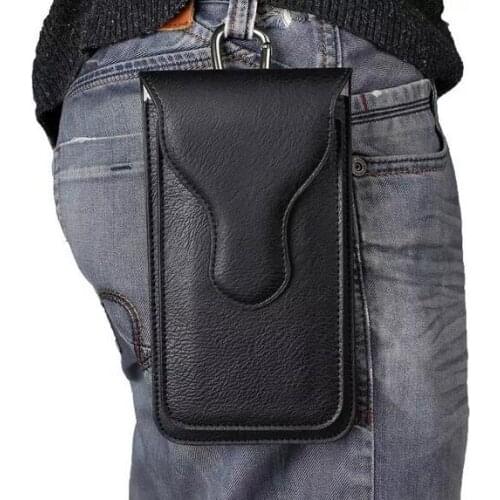 Outdoor 2 Pockets Universal Bag Wallet Waist Case Belt Clip for Vernee Mars Pro Thor E Plus Apollo Lite Apollo 2 Apollo X