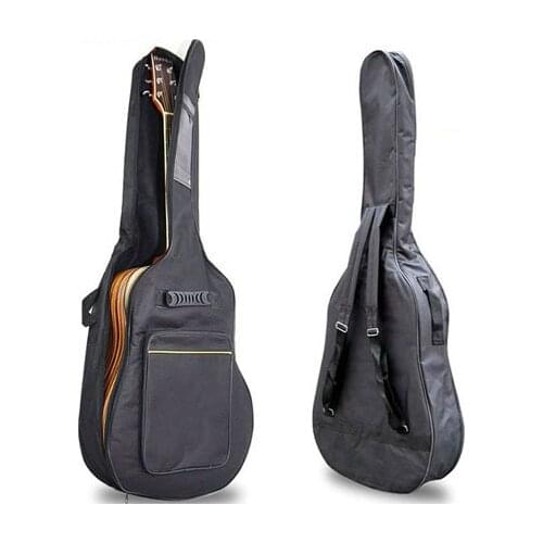 Waterproof guitar case double strap Padded Black Guitar Case with Backpack Shoulder Strap classical guitar bag for 39/40/41inchs