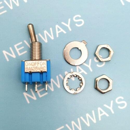 5Pcs/Lot Mini Mts-103 3-Pin G106 On-Off-On 6A 125V 3A250Vac Toggle Switches Good Quality
