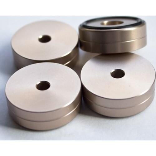 4PCS D30mm + H10mm CNC Full Aluminum Solid Feet With Rubber Ring Shock Feet
