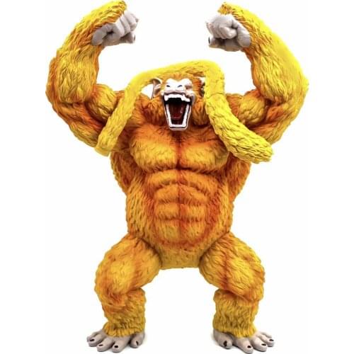 Anime Dragon Ball Monkey King Super Transformation Golden Ape Gorilla Movable Doll Model Decoration Toy Childrens Gift Unisex
