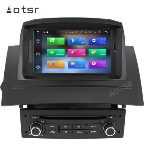AOTSR 2 Din Car Radio Auto Android 10 For Renault Megane 2 Fluence 2002 - 2008 Multimedia Player GPS Navigation DSP AutoRadio
