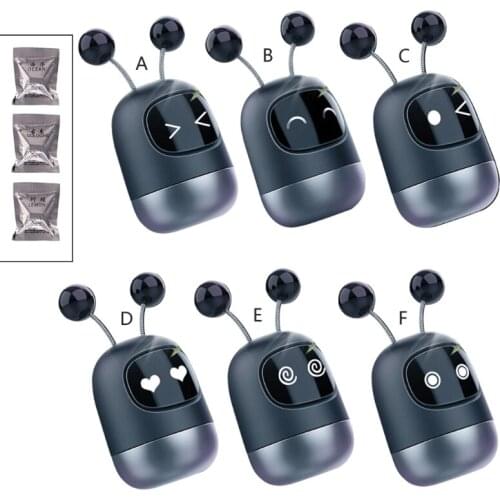 Car Perfume Air Freshener Cute Robot Car Diffuser Solid Aromatherapy Air Vent Freshener for Auto Interior Decor Accessories