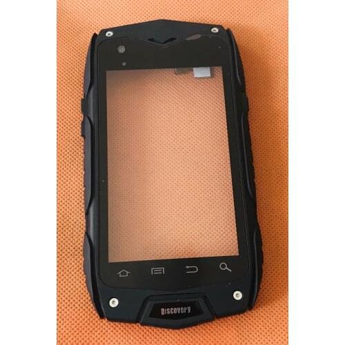 Used Original Touch Screen Touch Panel + Frame For Discovery V11 Guophone V11 MTK6582 Quad Core Free Shipping