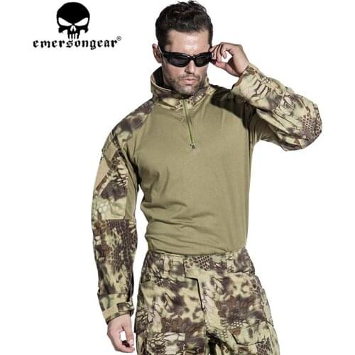 EMERSONGEAR G3 Combat Shirt Military Army Airsoft Tactical Camouflage T-shirt Mandrake EM8593