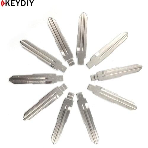 KEYDIY 10 Pcs/lot Metal Blank Uncut Flip KD Remote Key Blade 30# VVDI/JMD for Zhonghua Junjie Zunchi Kubao SGMW