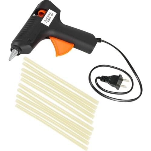 110-240V 40W Hot Melt Glue Gun Paintless Dent Repair Tool +10pcs Glue Sticks EU