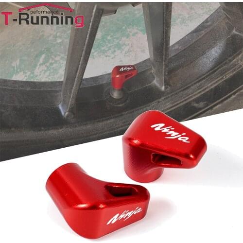 Motorcycle Wheel Tire Valve Caps Airtight Covers For KAWASAKI Ninja 650 400 300 250 250R Ninja ZX6R H2R ZX14R ZX10R Z1000SX