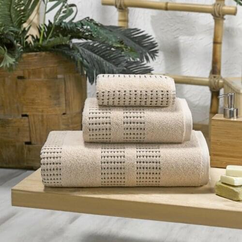 Luxury Spa Bath Towel Set 1 Large Bath Towels 1 Hand Towels 1 Washcloths %100 Cotton Highly Absorbent Bathroom Towels Pack Of 3