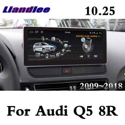 Liandlee Car Multimedia Player NAVI For Audi Q5 8R 2009~2018 MMI 10.25 inch Android Original Car Style Radio GPS WIFI Navigation
