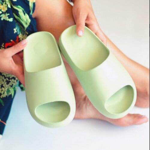 2021 New Women Slippers Green Indoor Home Summer Beach Ourdoor Slides Ladies Slipers Platform Mules Shoes Woman Comfort