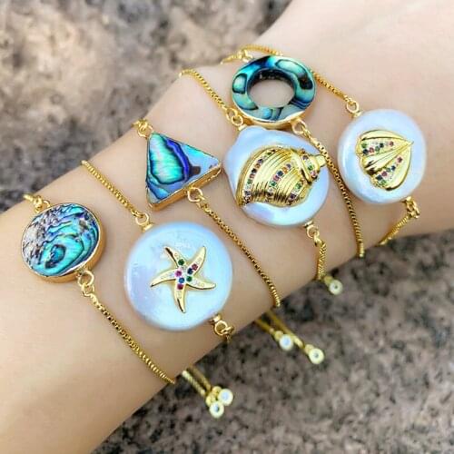New Bobbe Bohemian Turkey Round Hollow Triangle Geometric Lazy Chain Retro DIY Bracelet Pull Bracelet Wholesale