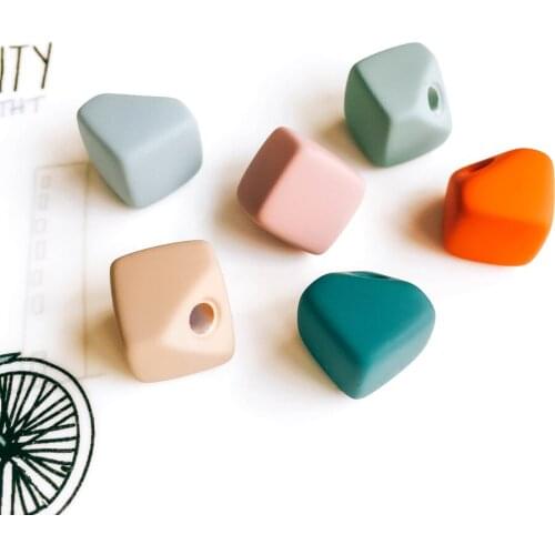 Mixed Colors Ear Drop One Hole Pendant Necklace Bracelet Charms Jewelry Accessories Supplies for Jewelry Diy Material 10pcs