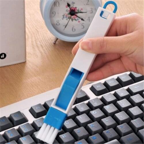 Portable 1 pcs Creative Multipurpose Household Keyboard Home cleaning Brush Window Groove Cleaning Brush Useful Cleaning Tool
