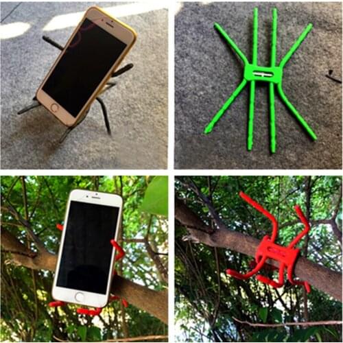 Universal Spider Phone Table Stand Holder Adjustable Grip Car Desk Phone Kickstands Mount Support for iPhone Samsung Huawei