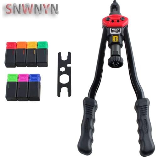 BT-607 16" Manual Riveter Guns Hand Riveting Tool Hand Rivet Nut Gun Household Repair Tools M3/M4/M5/M6/M8/M10/M12