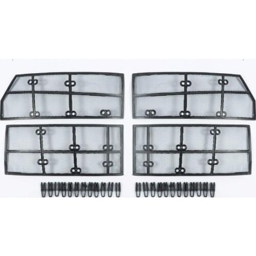 Wtfs Stainless Steel ABS Insect Grille Mesh Grill Inserts Insect Net Insect-Proof Net for Audi A4L [QP1126]