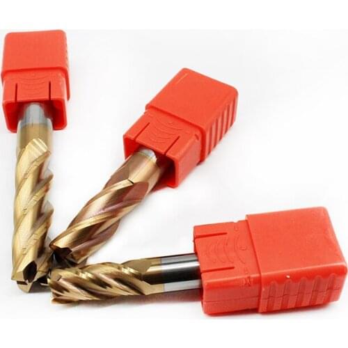 4 flute HRC60 12MM rolling mill ball milled tungsten carbide spiral drill milling cutter Round nose milling cutter