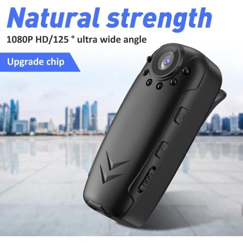 K36 Body Camera Mini Sports Camera Recorder With Night Vision Motion Detection 1080P HD Camera 125 Ultra Wide Angle Camera