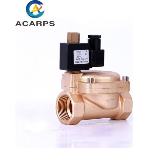 1-1/2" High Pressure 1.6Mpa 0927 Normally Open Brass Solenoid Valve Pilot Solenoid Valve 380V 240V 220V 110V 24V 12V