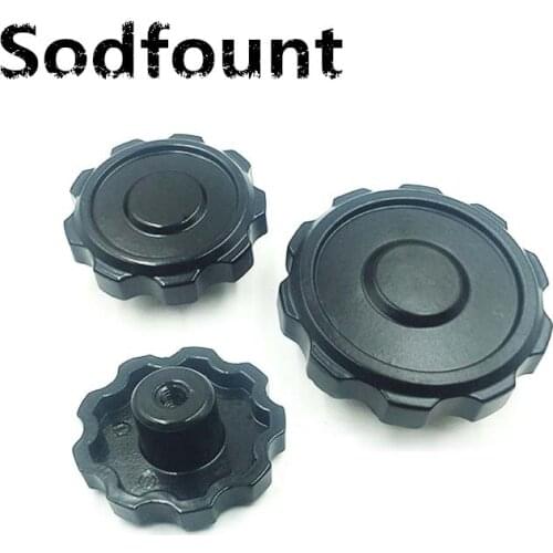 1 PCS CNC 3D Printer hand wheel Aluminum Alloy Corrugated Handwheel Smooth aperture Internal thread aluminum hand wheel