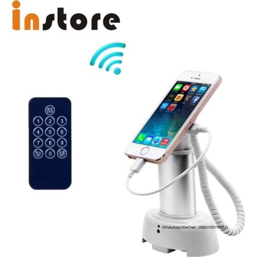 10 Pcs Charger And Alarm Aluminium,Metal Material Security Display Stand For Mobile Phone