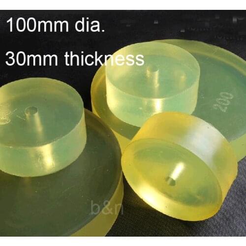 100mm dia. 30mm thick polyurethane crash pad cushion Fender cushion rubber PU shock pad ring washer punch block RUBBER SPRING