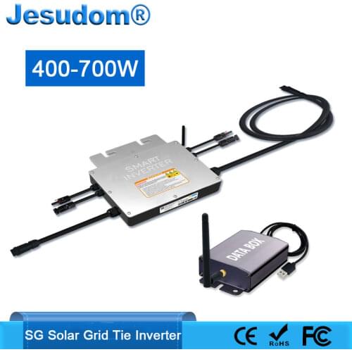 400W 450W 500W 600W 700W PV Smart Micro inverter MPPT Grid Tie Inverter Input 18-50VDC to 100V-240VAC with monitoring Collector