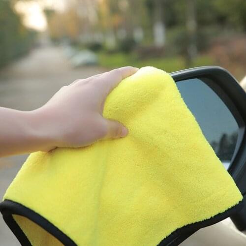 60/30X30cm Car Cleaning Detailing Cloth Auto Care Drying Towel Thick Plush Microfiber Towel Car Wash Accessories Super Absorbent